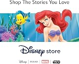 Disney Store Ariel Bath Toy Set 5 Pieces Ursula Scuttle Sebastian Bucket Lid view 7