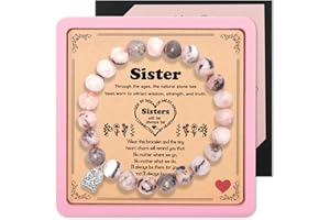 SENSI BLUE Christmas Idea Gifts for Women Friendship Gifts For Women Best Friends Besties Sister Female Mom Grandma Nana Granddaughter Thank you Valentines Day Mothers Day Retirement Healing Stone Gifts For Her