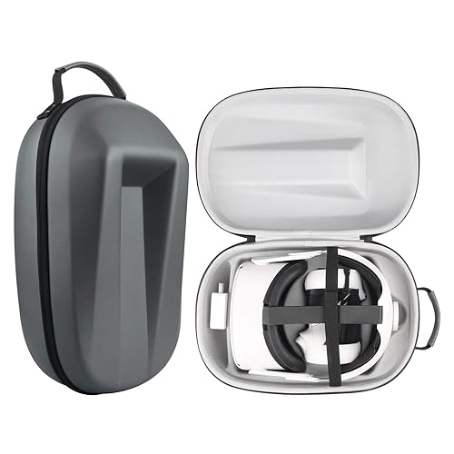 Elygo Luxury VR Accessories for Oculus Quest 2(Case+Head Strap+2