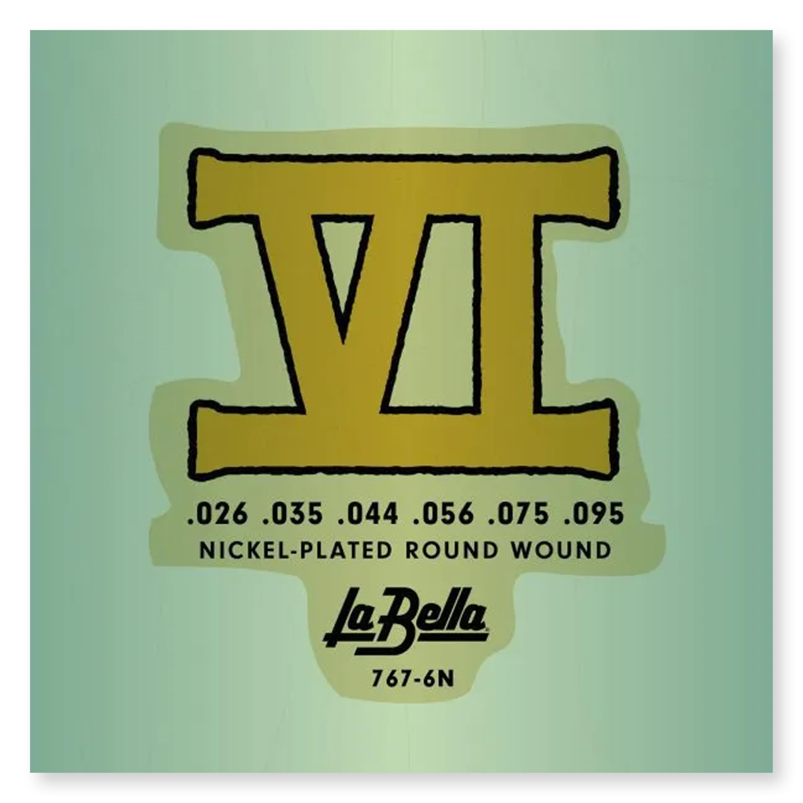 La Bella 767-6N Bass VI nickel roundwound 026/095