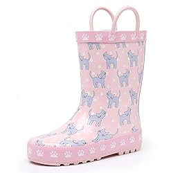 LANCDON Toddler Rain Boots for Boys and Girls