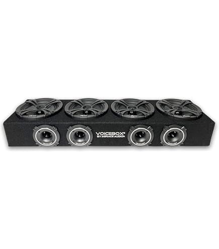 Amazon.com: MENACE AUDIO Car Audio Midrange Enclosure 4 x 6.5