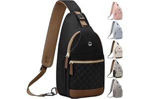 VANKOR Small Crossbody Purses Bags for Women Men Travel, Chest Sling Bag Women Casual Cross Body Bag for Woman Sling Backpack