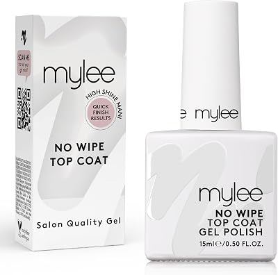 MYLEE Gel Nail Polish Top Coat UV LED Soak-Off Long Lasting Vegan Cruelty Free
