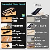StrongTek Professional Slant Board 16 x 12.5 in 5-Position Calf Stretcher view 3