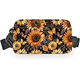 Sunflower Fanny Pack for Women Men Belt Bag Waterproof Waist Bags With Adjustable Straps Phone Purse Wallet Presents for Travel Sports Workout
