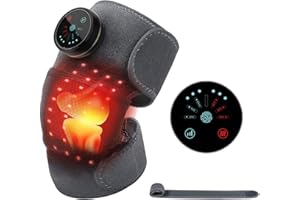 IFGOOOO Knee Massager,Gifts for Women Men Mom Dad - Knee Shoulder Massager with Heating for Pain Relief,Birthday Gifts for Women Men(Black)