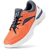 FitVille Men‘s Wide Pickleball Shoes All Court Tennis Shoes with Arch Support for Plantar Fasciitis