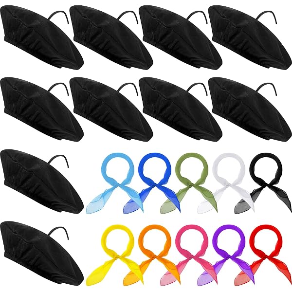 5171 Enterprises Felt Berets For Children And Teenagers (12 Amazon.com: Dondor Enterprises Felt Berets For Children and  main image 4