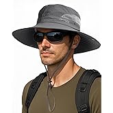 FURTALK Mens Bucket Sun Hat UPF 80+ Wide Brim Hiking Fishing Beach Outdoor Hats