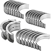 STD Main &amp; Rod Bearings Kit Compatible with Chevy GM SBC 350 305 327 307 | For 1968-2002 5.7L 5.0L V8 Car &amp; Truck Engines - 2.450in Journal Standard Size Replace# MS909A BC296J BB253J CB663A 8-2555A