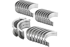 ARMKER STD Main & Rod Bearings Kit Compatible with Chevy GM 1968-2002 SBC 350 305 327 307 5.7L 5.0L V8 Car & Truck Engines - 2.450in Journal Standard Size Replace# MS909A BC296J BB253J CB663A 8-2555A