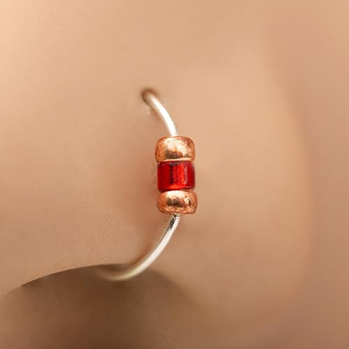 silver nose ring amazon