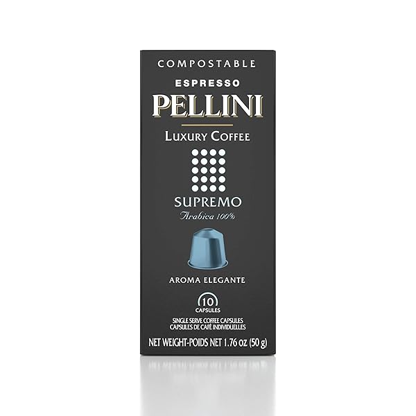 PELLINI SUPREMO ESPRESSO CAPSULES, MILD, 10 CT
