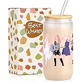 May This Be Your Best Era Themed Gifts, Birthday Gift Idea for Women, 16oz Iced Coffee Glass Cup for Music Fans Merch, Music Lovers Party Gifts for Fans, Christmas Birthday Gift for Girls Boys