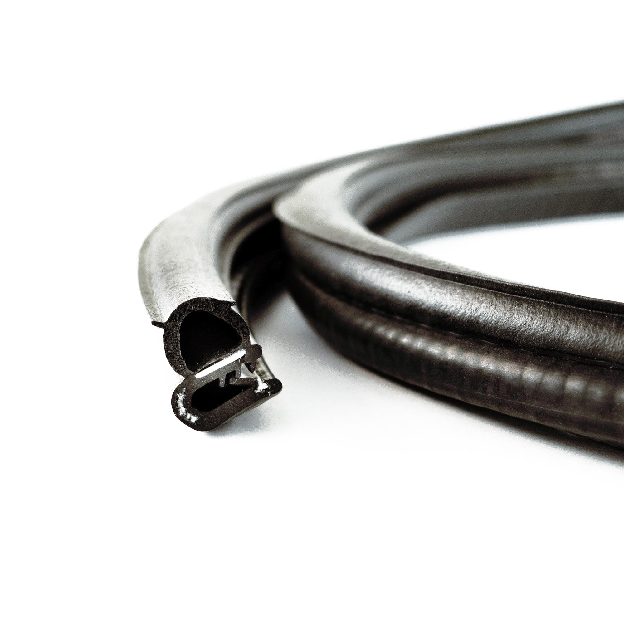 Eutras [3m] Door Seal KSD2055 Seal Profile 1.5-3.5mm - Holds Without Glue - Rubber Seal for Car Door, Boot and Tailgate - German Industrial Quality Made in EU