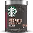 Starbucks Premium Instant Coffee — Dark Roast — 100% Arabica — 1 Tin (up to 40 cups)