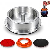Bowling Ball Spinner Drive Adapter for UPGR8 GripPadTG, Sanding Holder Pad | Fits 3/8" and 1/2" Drill Chucks for Bowling Ball Surface Processing, Open Pad System Upgrade for 5" &amp; 6" Pads, Sanding Holder