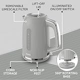 Breville Bold Ice Grey Electric Kettle 1.7L 3kW Fast Boil VKT222 view 5