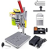 BERXOL Mini Drill Press, Benchtop Drill Press, Portable Electric Drilling Machine, CNC 795 Motor, B10 Chuck, Drill Bit and Cl