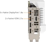 ASUS TUF Gaming GeForce RTX 4070 Ti White OC 12GB GDDR6X DLSS 3 view 7