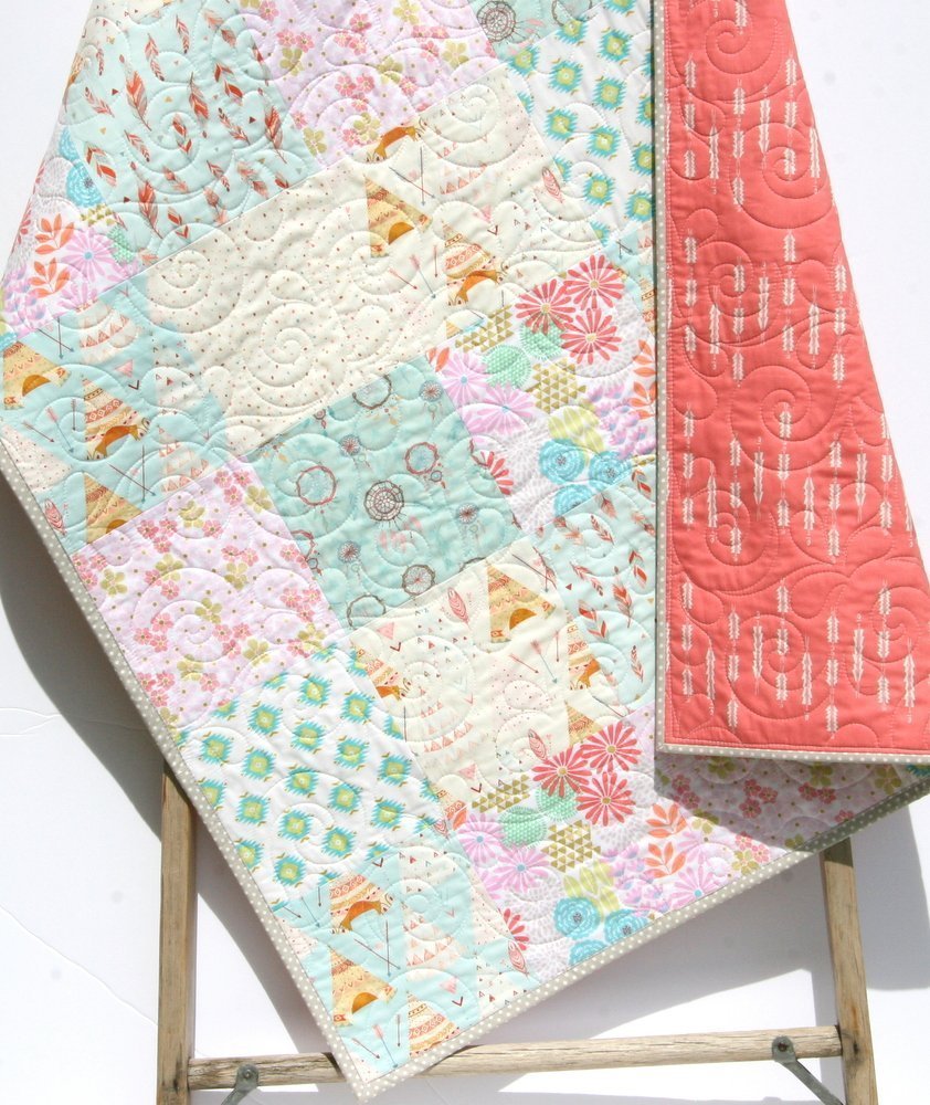 baby girl dream catcher bedding