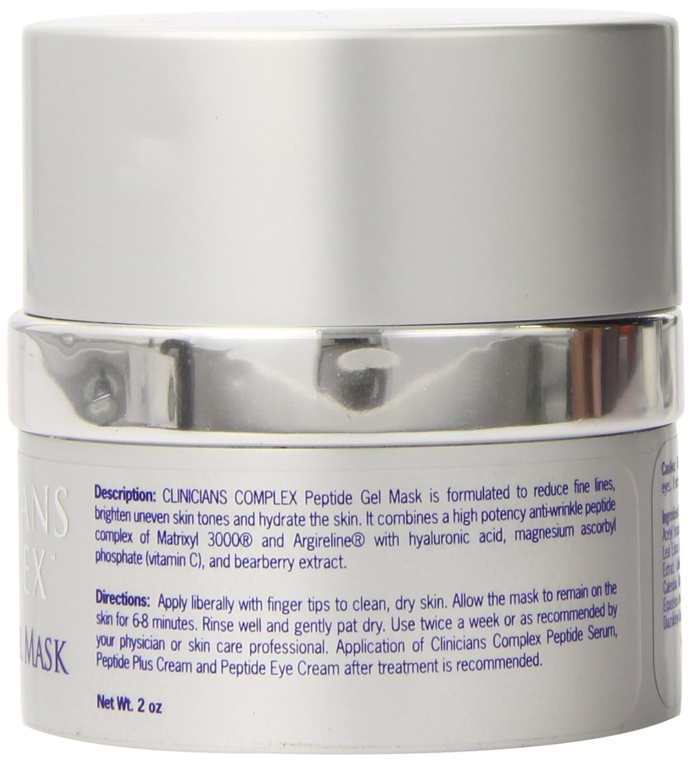 clinicians complex peptide plus cream