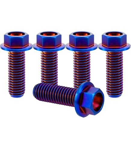 Amazon.com: Yaruijia Titanium Bolt M7x32mm Square Hex Head Screw