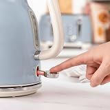 Salter Retro Blue 1.7 L Kettle 3KW Rapid Boil 360° Base Removable Filter view 5