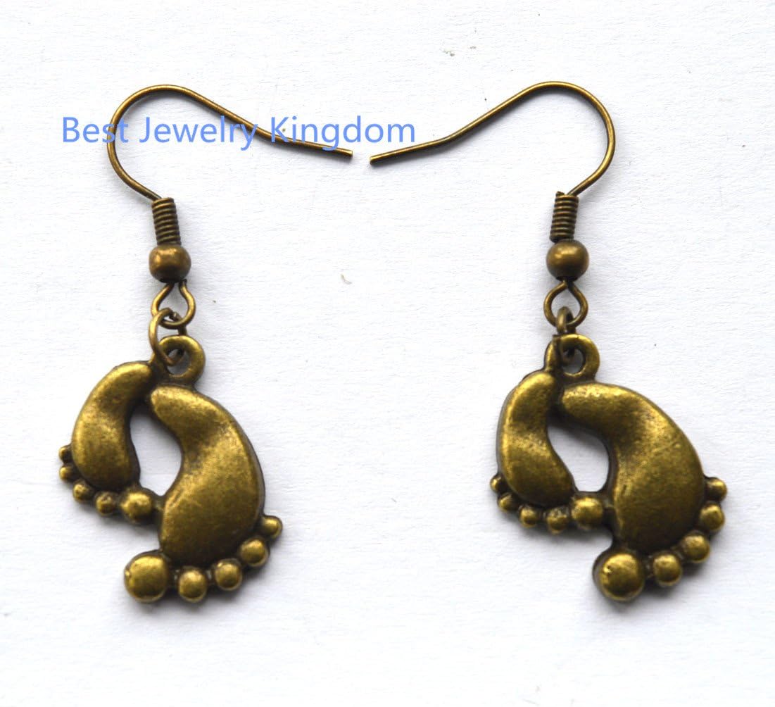 Feet Earrings,Bronze Shower Gifts,Pregnancy Gifts,Keepsakes,New Mothers