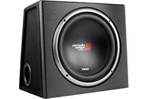 CERWIN VEGA MOBILE CV CERWIN-Vega! XE12SV Single 12” Loaded Vented Enclosure – 800W Peak Power, Deep & Powerful Bass, Factory-Tuned MDF Enclosure, Optimized for High-Output Audio