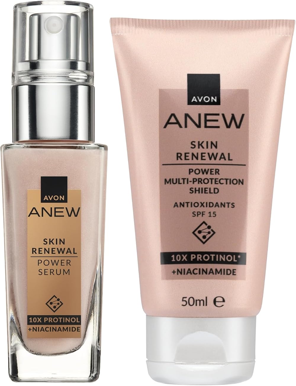 Avon Anew Multi-Protection Day Cream SPF 15 & Antioxidants 50ml Duo