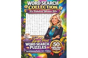 Word Search Collection for Fabulous Women 50+: Large Print Puzzles for Relaxation, Humor & Midlife Fun