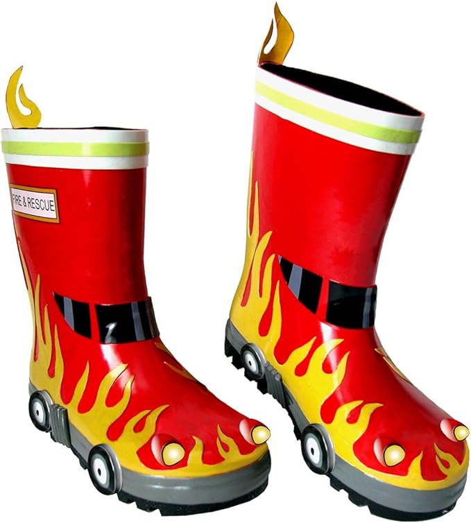 Fireman Kidorable Rain Boots/Wellies Size 7 Amazon.co.uk Shoes & Bags