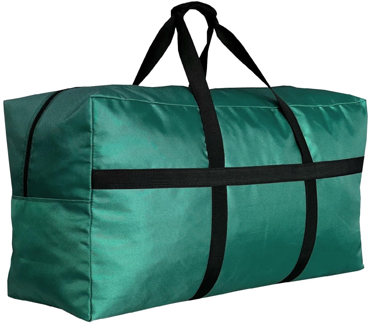 HaoHakka Extra Large Duffle Bag for Travel, Big Foldable Storage Bag - Green Image