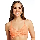 Katie Triangle Bralette for Women, Unpadded and Unlined Wireless Bra, Perfect Adjustable Everyday Lace Lingerie