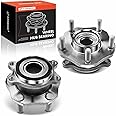 A-Premium 2 x Front Wheel Bearing and Hub Assembly with 5-Lug Compatible with Nissan Rogue 2014-2023, Rogue Sport 2017-2022, Qashqai 2017-2018
