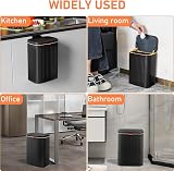 TESIN 8 Liter Hanging Kitchen Compost Bin with Inner Bucket Black view 9