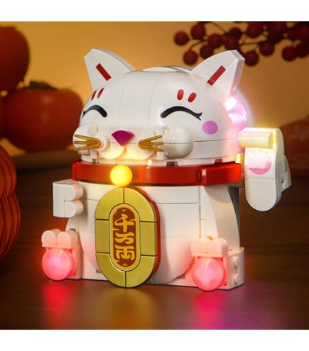 Amazon.com: Brickheadz Lucky Cat 40436 134 pcs : Toys & Games