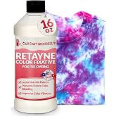G&amp;K Craft Retayne Color Fixative 16 oz. | Best Liquid Color Fixative for Dyed Cotton, Linen and Rayon Fabrics