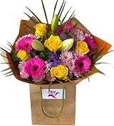 Morning Flowers Spring Symphony Fresh Flowers Bouquet Rose Lily Gerbera view 9