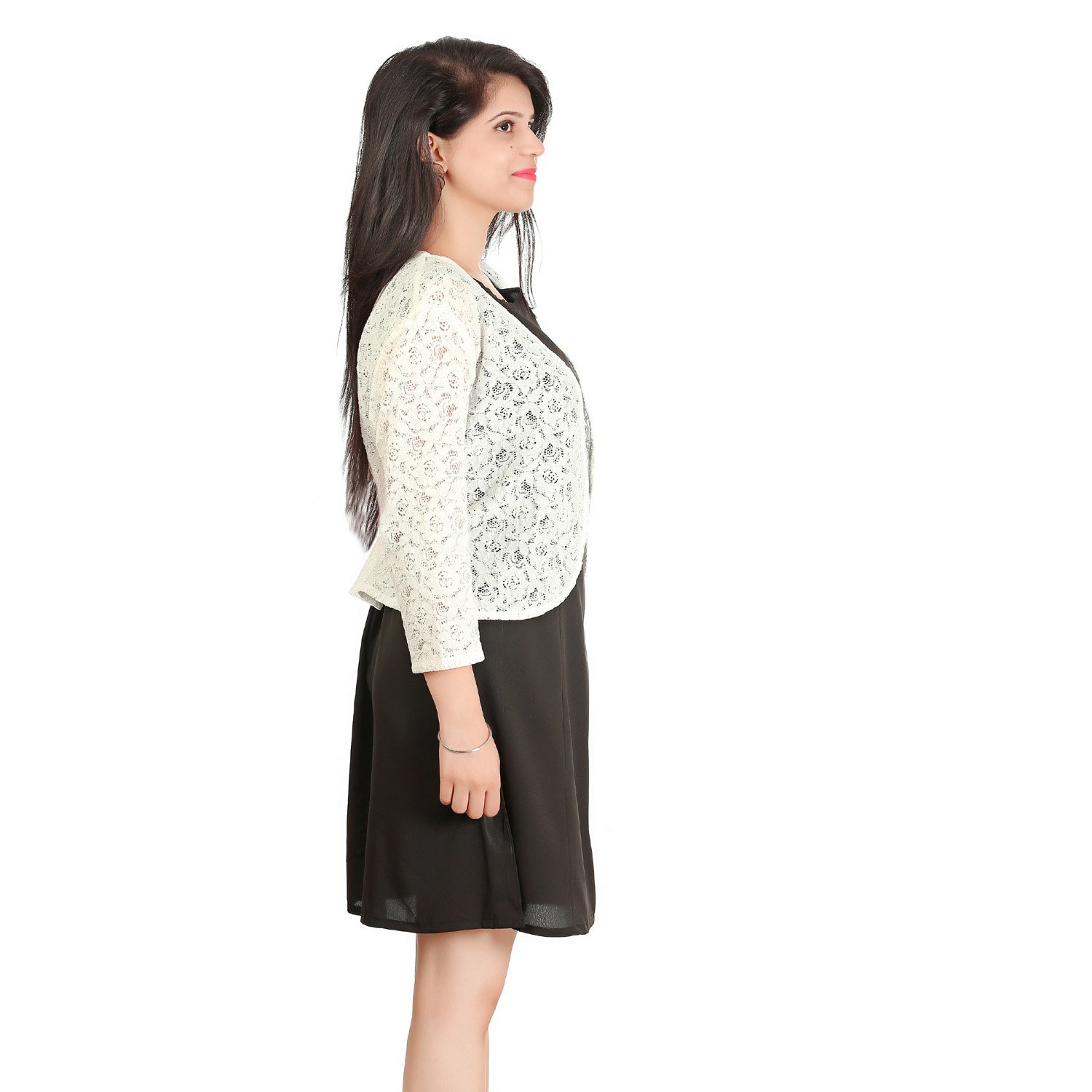 vr designers crochet net white cape