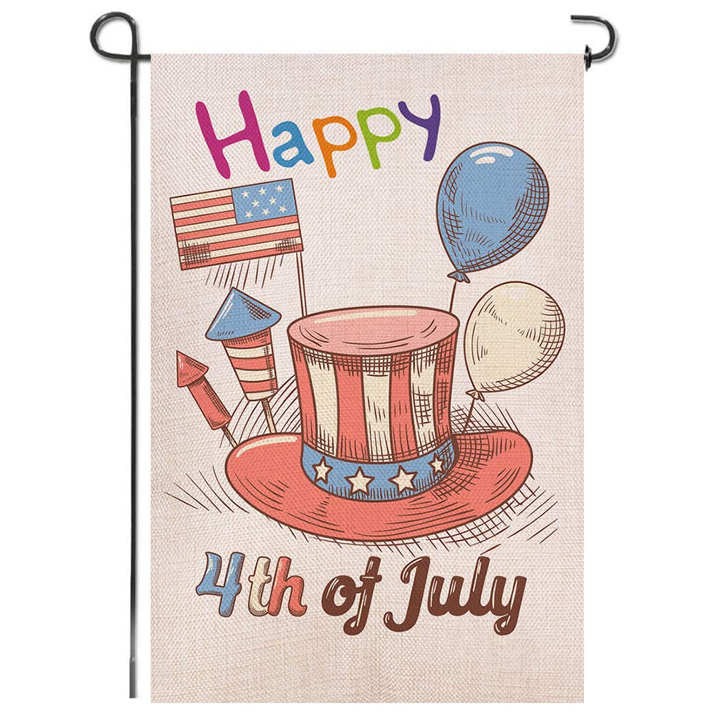 Best 4Th Of July Garden Flags 12 X 18 Double Sided