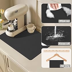 Coffee Maker Mat for Countertops - Dish Drying