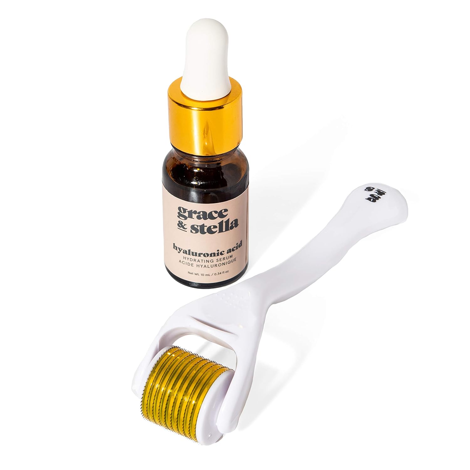 Microneedle Roller Set for Face with Hyaluronic Acid Serum | Derma Needle Facial Roller Set Microdermabrasion Roller: Beauty