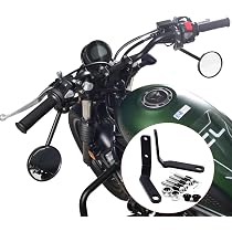 Motorcycle Handlebar Mirror Relocation Bracket Kit For Honda SCL/CL 500 & 300 (2023+) - Lowers Mirrors