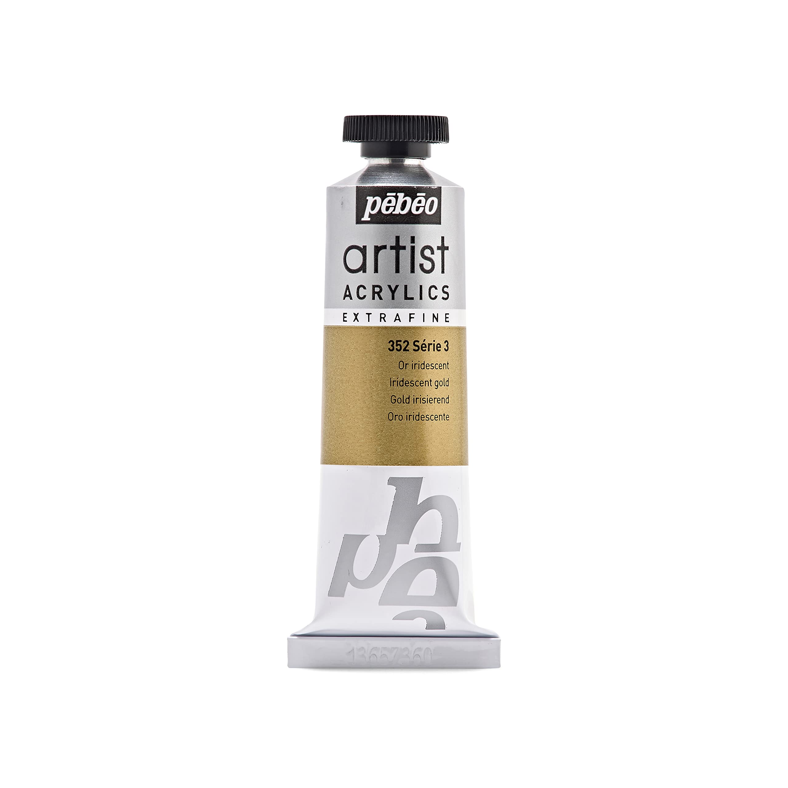 Pebeo 37 ml Artist Acrylics, Iridescent Gold