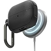 Ringke Onyx Magnetic Designed for Samsung Galaxy Buds 3 Pro & 3 & 3 FE Case [Compatible with MagSafe] Prevents Oily Smudges Feels Good in The Hand Non-Slip Cover - Black