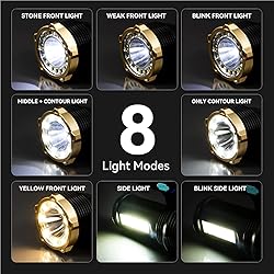 Wrrozz LED Flashlight USB Rechargeable, Super