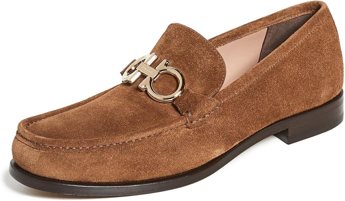 ferragamo suede loafers